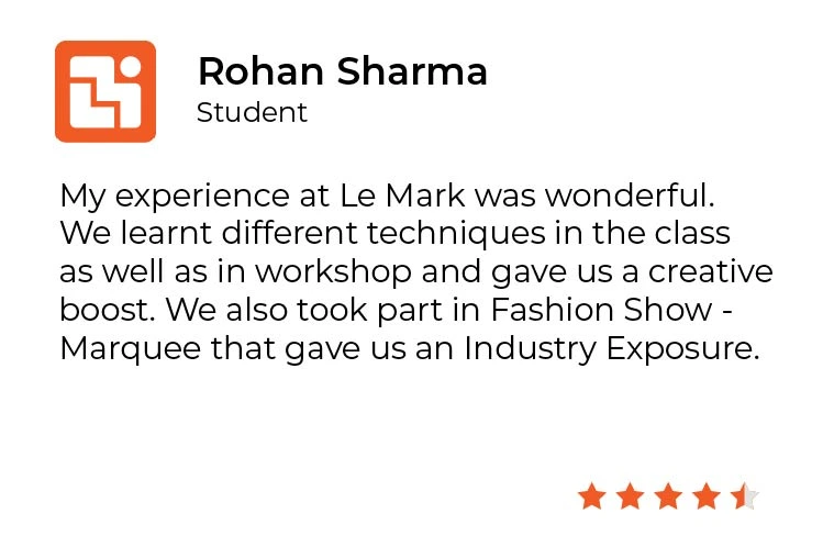 Fashion Design students at Le Mark Institute