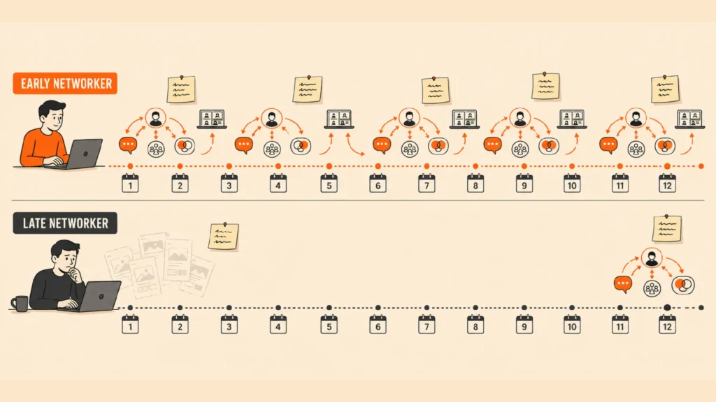 Mistake #5 Delaying Networking Until You're Ready